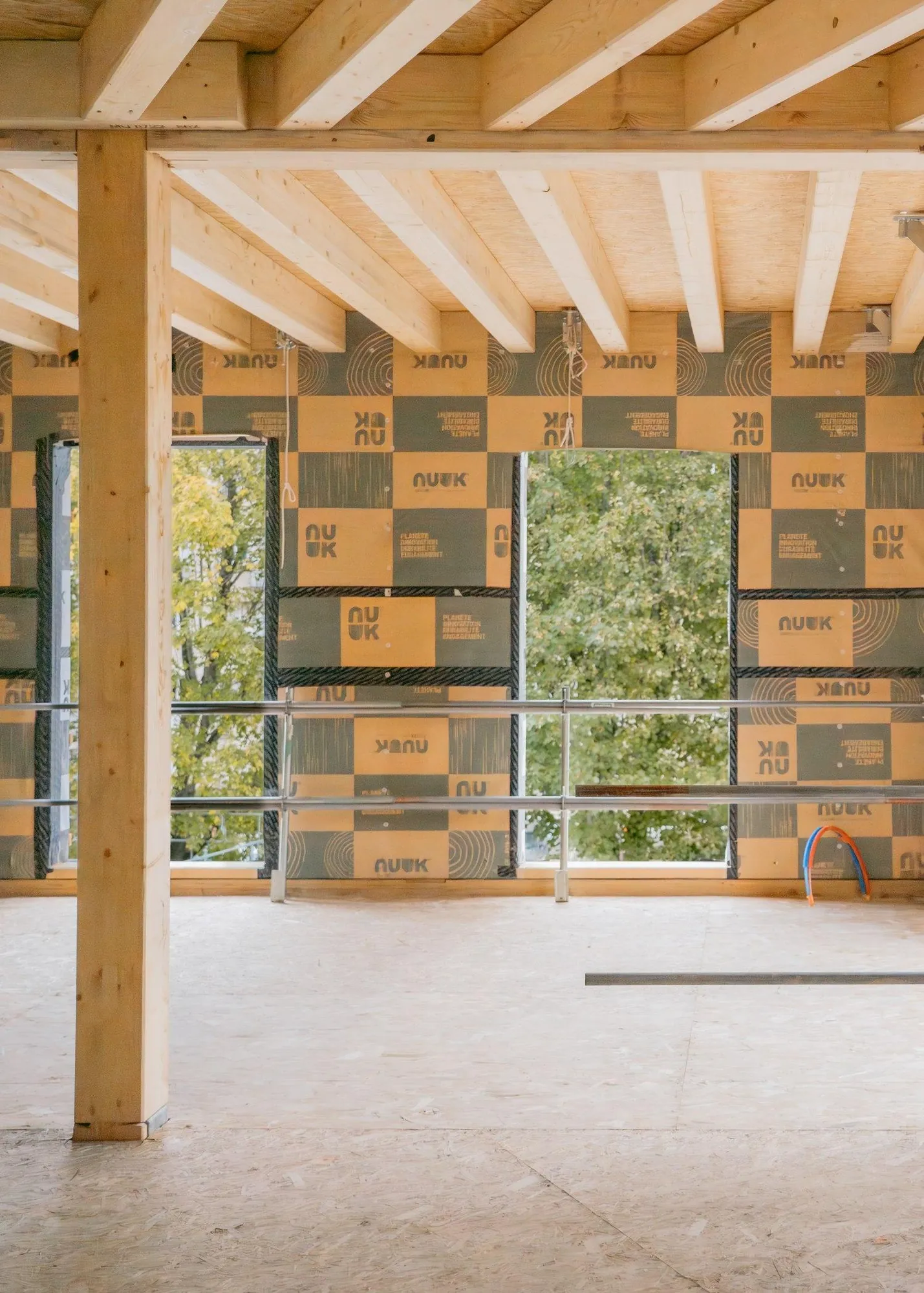 Chantier bois préfabriqué à Malakoff