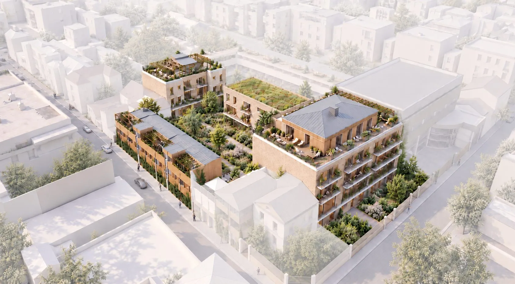 Axonométrie générale du projet