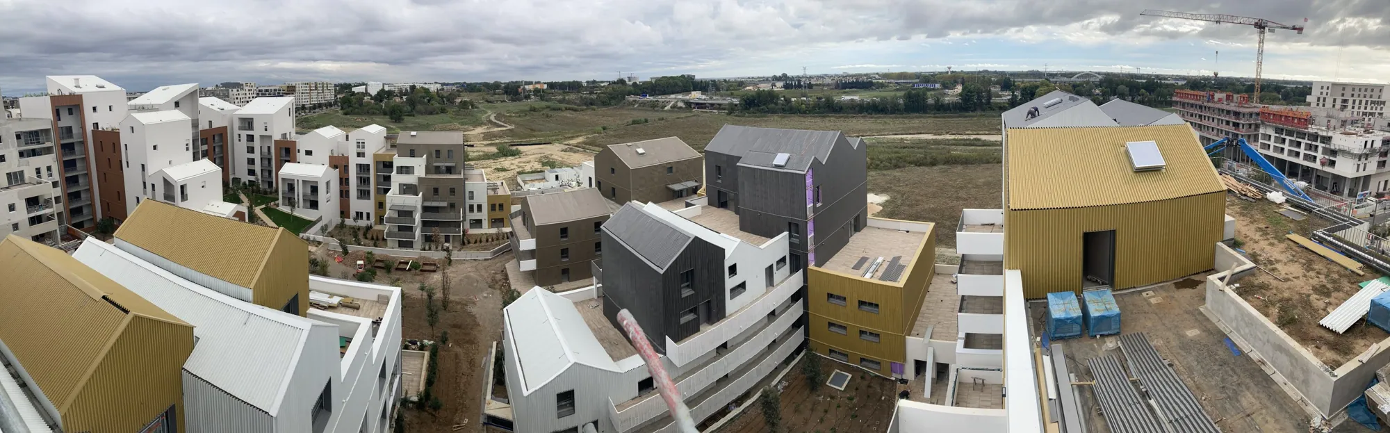 Panorama du quartier depuis le toit